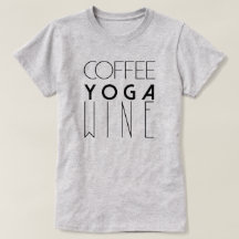 Coffee Yoga-wijn | Grafische typografie