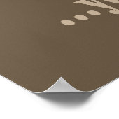 Coffee you can sleep when you're dead poster (Hoek)