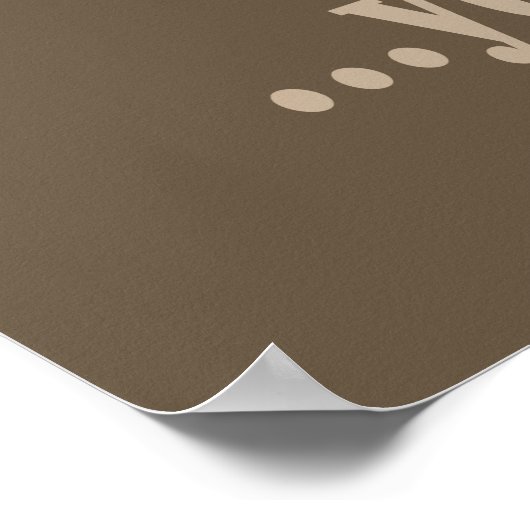 Coffee you can sleep when you're dead poster (Hoek)