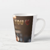 Coffee & You Latte Mug – Cozy Café Aesthetic Gift  Latte Mok (Rechts)