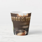 Coffee & You Latte Mug – Cozy Café Aesthetic Gift Latte Mok (Voorkant)