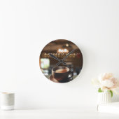 Coffee & You Wall Clock Ronde Klok (Huis)