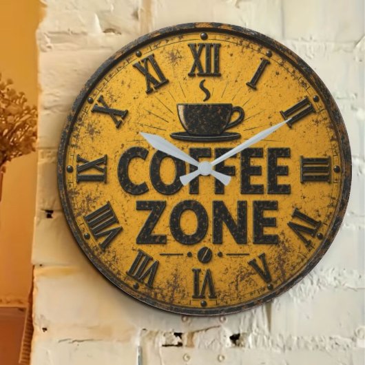 Coffee Zone Rustic Bar Farmhouse Kitchen Decor Grote Klok
