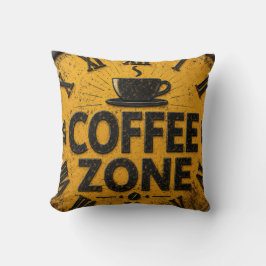Coffee Zone Rustic Bar Farmhouse Kitchen Decor Kussen