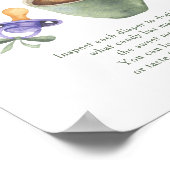 Coffeebaby shower Raad de zoete troep Poster (Hoek)