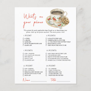 Coffeebaby shower - Wat is er op je telefoon spel