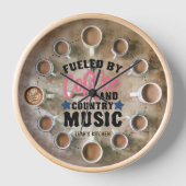 ☕ Coffeecore Clock Coffee Memes Country Music (Voorkant)