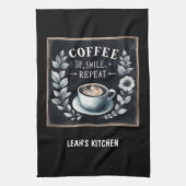 ☕Coffeecore Keuken Handdoek Custom Koffie Decor (Verticaal)