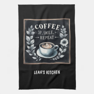☕Coffeecore Keuken Handdoek Custom Koffie Decor