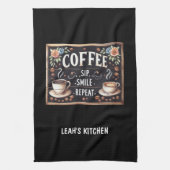 ☕Coffeecore Keukenhanddoek Aangepast Koffie Decor (Verticaal)