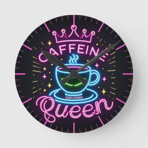 ☕Coffeecore Klok Coffee Meme Cafeïne Koningin