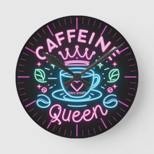 ☕Coffeecore Klok Koffie Meme Cafeïne Queen