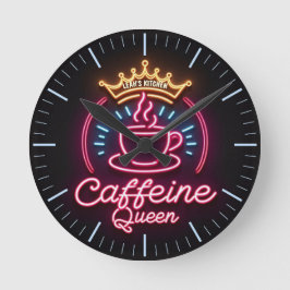 ☕Coffeecore Klok Koffie Meme Cafeïne Queen