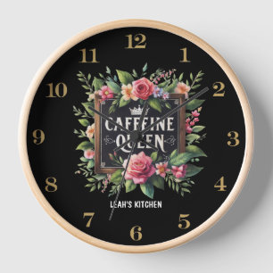 Coffeecore Klok Koffie Memes Barista Krijtbord