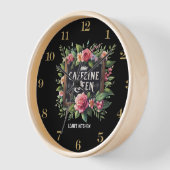 Coffeecore Klok Koffie Memes Barista Krijtbord (Hoek)