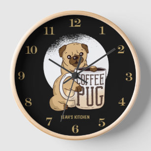 ☕ Coffeecore Klok Koffie Memes Barista PUG HOND