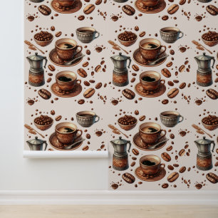 Coffeecore Wallpaper Sticky Feature Muur Keuken Behang
