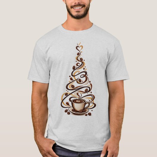 Coffeegrafische T-shirt Caffèliefhebber Cadeau (Voorkant)