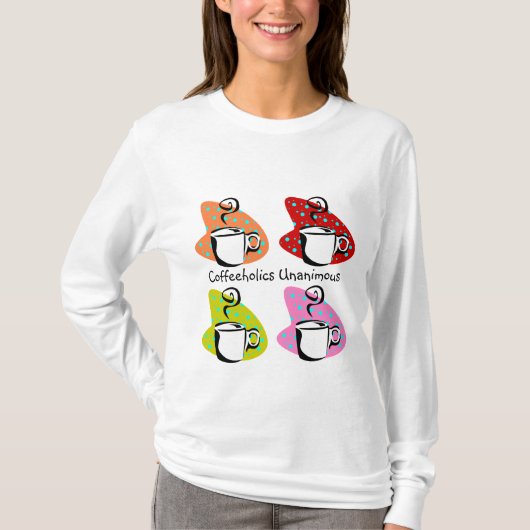 Coffeeholics T-shirts (Voorkant)