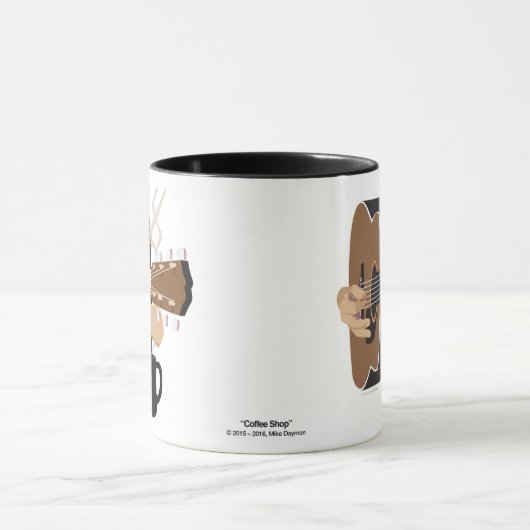 Coffeehouse Guitar Mok (Midden)