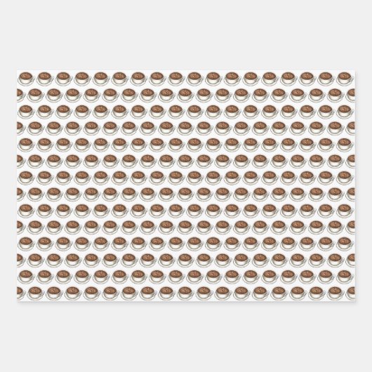 Coffeehouse Lattes Matcha Chai Tea Coffee Latte Inpakpapier Vel (Voorkant)