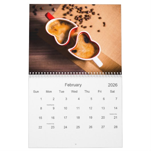 Coffeelovers | Koffiewandkalender Kalender (Feb 2026)