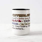 Coffeeology Coffee Quotes Humor Mok (Center)