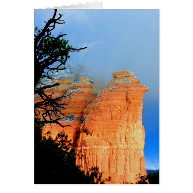 Coffeepot Rock in sneeuw (Voorkant)