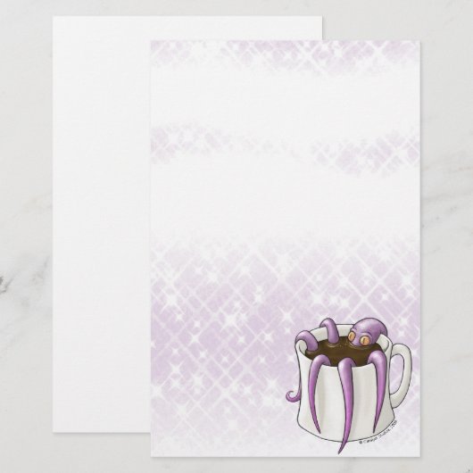 Coffeepus Stationery Briefpapier (Voorkant / Achterkant)