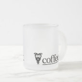 CoffeeRx, gebookt Matglas Koffiemok (Voorkant rechts)
