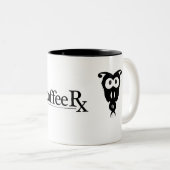 CoffeeRx Owl Tweekleurige Koffiemok (Voorkant rechts)