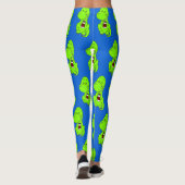 Coffeesaurus-leggings Leggings (Achterkant)