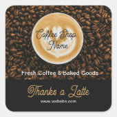 Coffeeshop Bedankt Sticker | Cafe Bedankt (Voorkant)