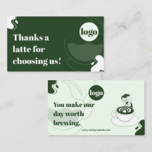 Coffeeshop Bedankt Zakkaartje