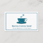 Coffeeshop Cafe Visitekaartje (Voorkant)