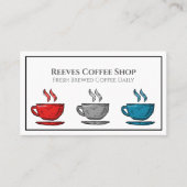 Coffeeshop Cafe Visitekaartje (Voorkant)