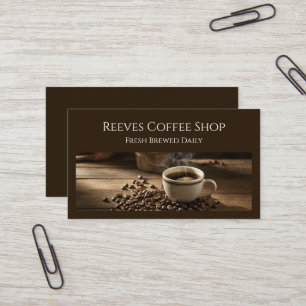 Coffeeshop Cafe Visitekaartje