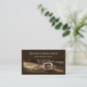Coffeeshop Cafe Visitekaartje (Staand voorkant)