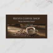 Coffeeshop Cafe Visitekaartje (Voorkant)