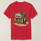 Coffeeshop Cats Bookstore by Tobe Fonseca T-shirt (Design voorkant)