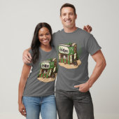 Coffeeshop Cats Bookstore by Tobe Fonseca T-shirt (Unisex)