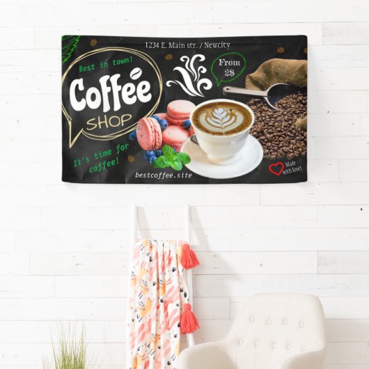 coffeeshop espresso café drinken modern Business B Spandoek (Insitu)