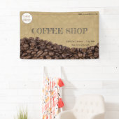 coffeeshop espresso café drinken modern Business Spandoek (Insitu)