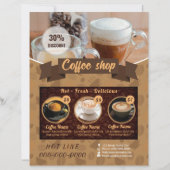 Coffeeshop Flyer Sjabloon (Voorkant)