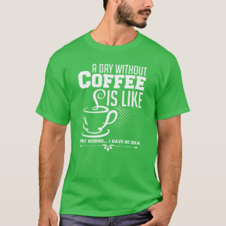 coffeeshop koffieliefhebbers barista Koffie Cafeïn T-shirt