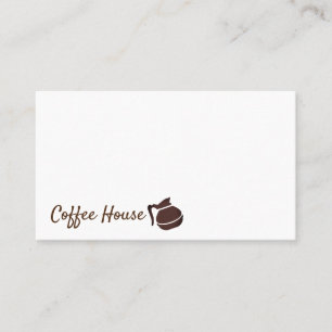 Coffeeshop   Koffiepot Visitekaartje