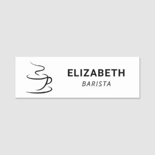 Coffeeshop Logo Naamplaatje