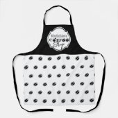 coffeeshop logo voor zaken / thuis schort (Voorkant)