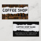 coffeeshop pagina rip visitekaartje (Voorkant / Achterkant)