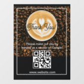 Coffeeshop Raamsticker | Cafe Gevel Vinyl (Vel)